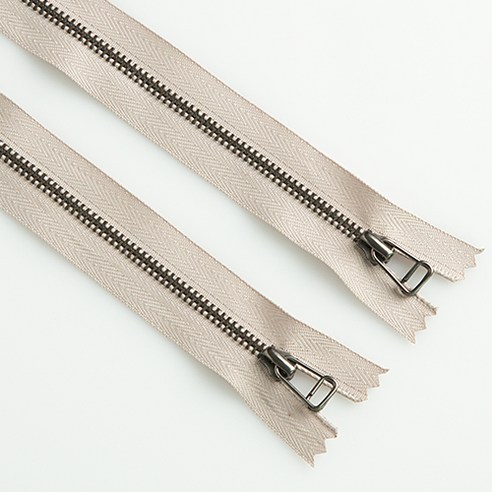 이지텝 3호 엔틱지퍼 와이어 15.24cm, 연베이지, 2개