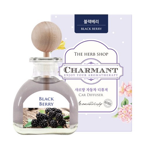 더허브샵 샤르망 자동차 디퓨저 50ml, 블랙베리, 1개