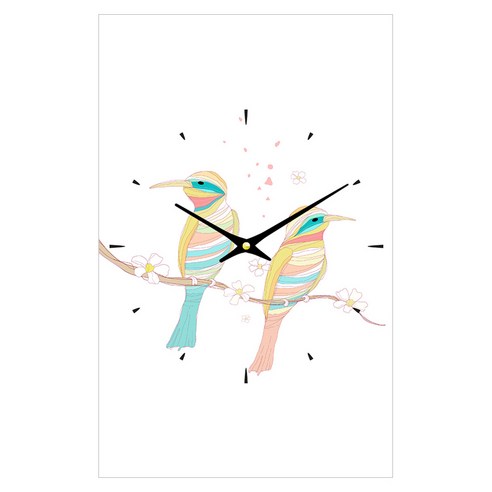 더윤 레티나 모던시계 30 x 42 cm, FLO0075