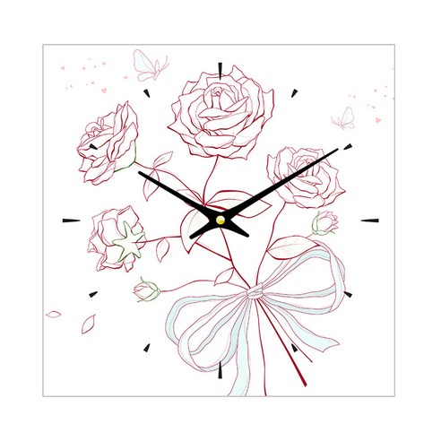더윤 레티나 모던시계 30 x 30 cm, FLO0080