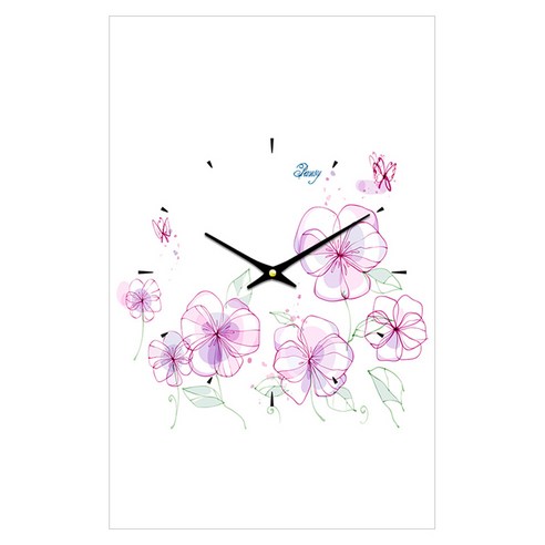 더윤 레티나 모던시계 30 x 42 cm, FLO0067