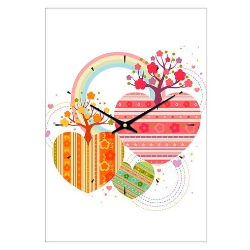 더윤 디자인 레티나 모던시계 30 x 42 cm, LOV0009 ck
