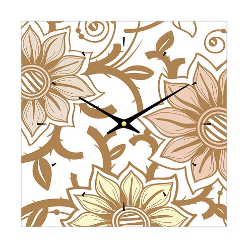 더윤 디자인 레티나 모던시계 30 x 30 cm, FLO0083 ck