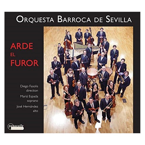 VARIOUS - ARDE EL FUROR / MARIA ESPADA DIEGO FASOLIS 분노가 불타오르고 : 18세기 안달루시아 음악 - 디에고 파솔리스 네덜란드수입반, 1CD