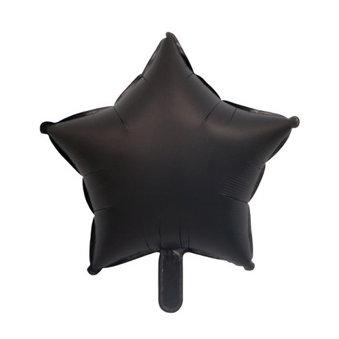 드림캐쳐 아크로매틱 데코 호일 풍선 스타 45 x 48 cm, 블랙, 50개입