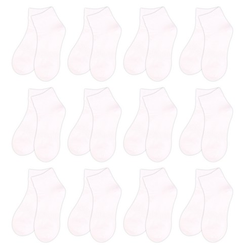 새실 여성용 단목 스포츠 캐쥬얼양말 B타입 12족, 화이트