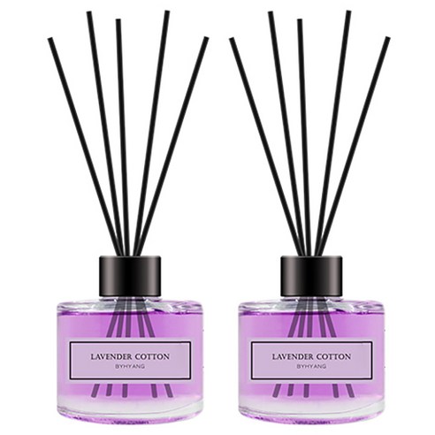 바이향 홈 디퓨저 120ml x 2p, 라벤더코튼, 2개