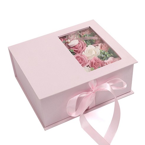 메이코글로벌 꽃비누꽃밭상자, 핑크