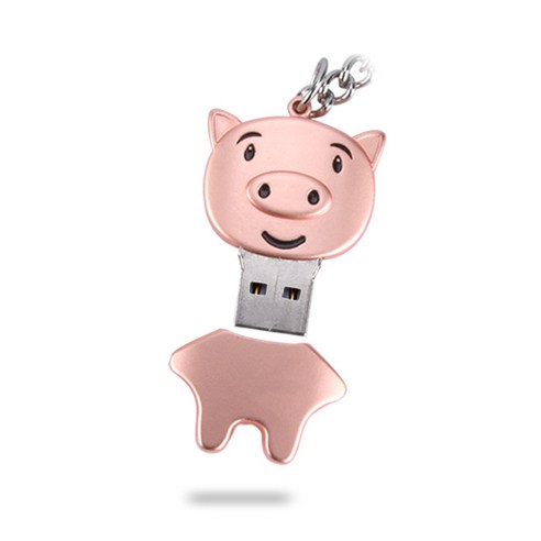 칼론 꿀꿀메탈 복돼지 캐릭터 USB메모리, 32GB
