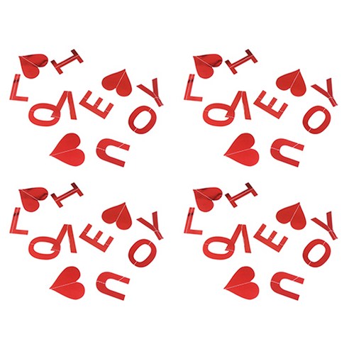 TOCTOC 파티 레터링 파티 플래그 가랜드 4p, NO48