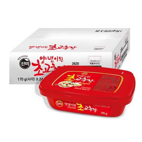 진미 양념이된 초고추장, 170g, 24개