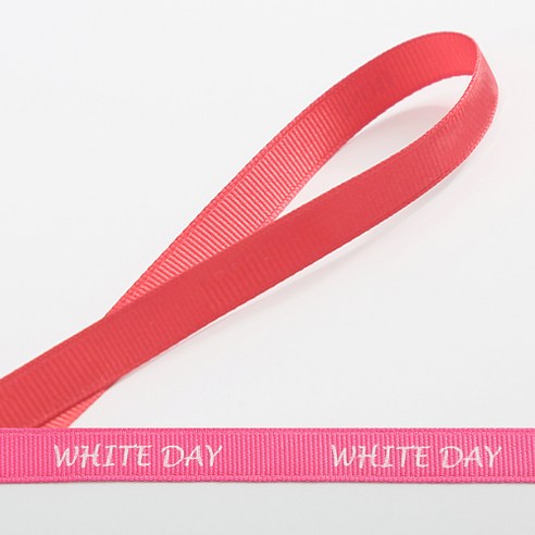톡톡 DIY 골직리본끈 WHITE DAY, G38다홍, 50m