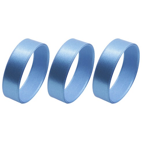 봄91 공단 리본 15mm x 3p, H29 청색, 45.72m