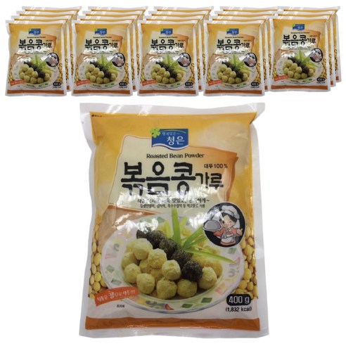 청은 볶음콩가루, 20개, 400g