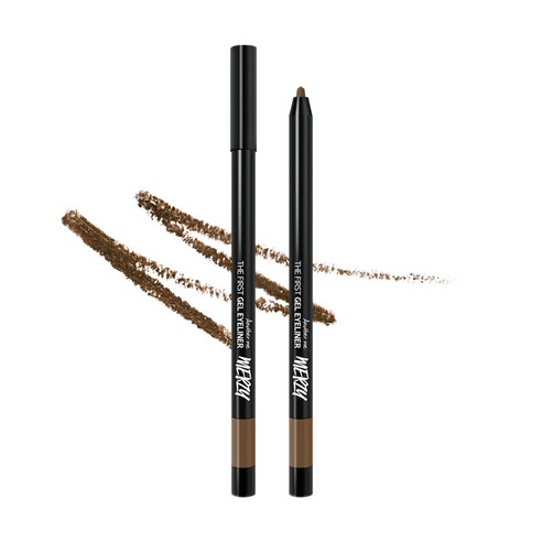 머지 더 퍼스트 젤 아이라이너 0.5g, G6 소프트 브라운, 2개
