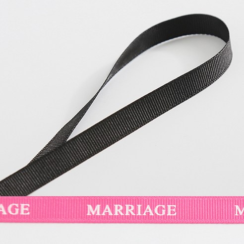 톡톡 DIY 골직리본 MARRIAGE, G1검정, 50m