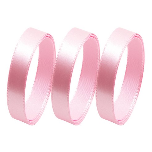 봄91 공단리본 10mm 3p, H16 진핑크, 45m
