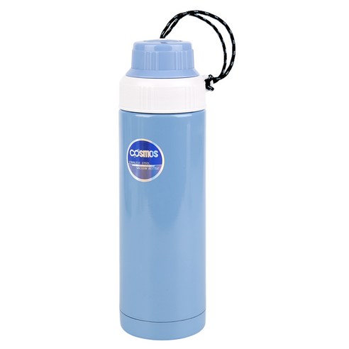 코스모스 칼라진공 보냉병, 500ml, 블루