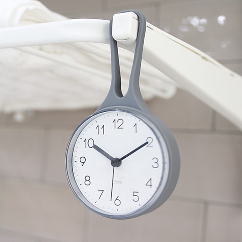 무아스 루프 욕실 방수시계, 그레이