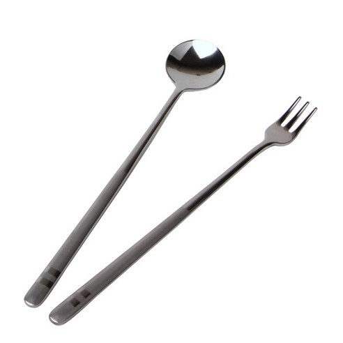 블룸엣홈 스마트 미니 롱스푼 5p + 미니 롱포크 5p, 1세트