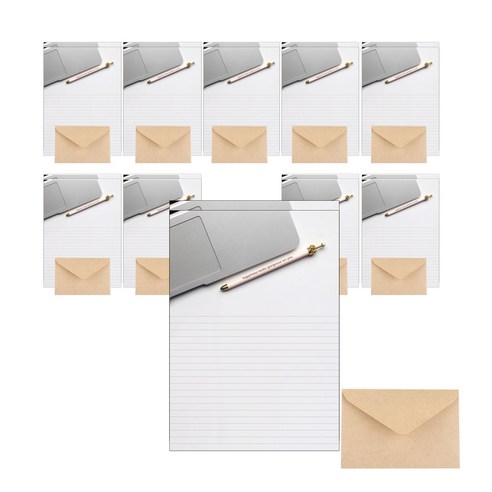 삼육오데이 디자인편지세트 편지지 20p + 봉투 10p, 필기준비, 1세트