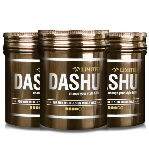 다슈 스페셜 에디션 와일드 디자인 머클 왁스, 100ml, 3개
