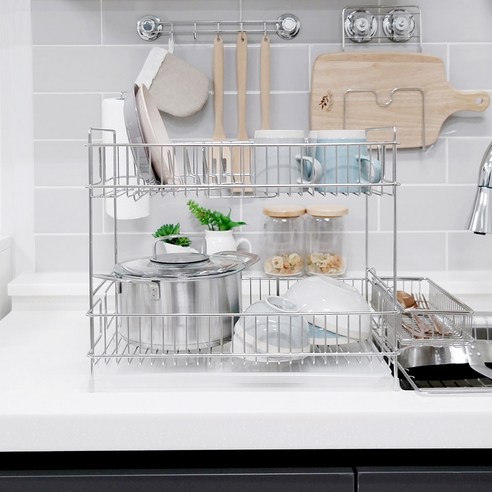 스파이더락 컴팩트 식기건조대: 좁은 주방 공간 혁명의 시작!