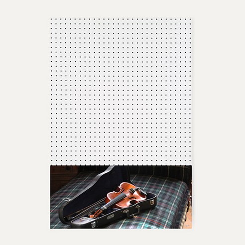 앤비커머스 인테리어 타공판 하 WHITE 60 x 90 cm, 1개, 악기05