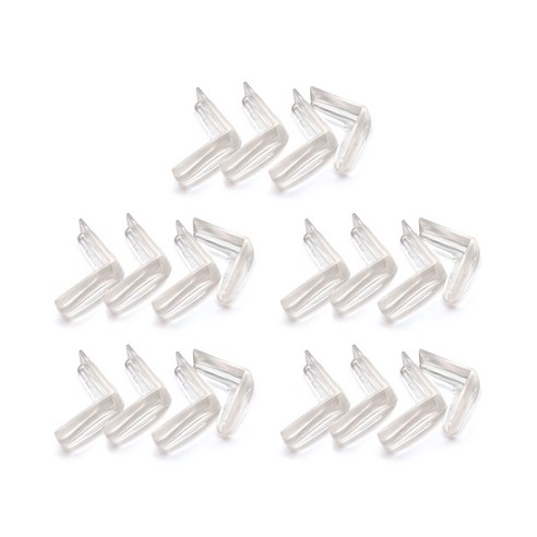 아가드 투명코너매트 4p, 투명, 20개, 3.5cm