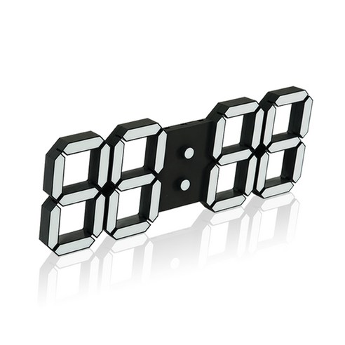 리프팀 3D LED 베이직 벽시계, SF블랙무광