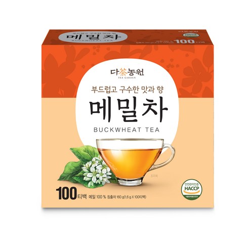다농원 메밀차 100p, 1.6g, 100개입, 1개
