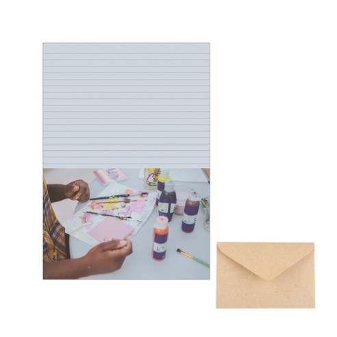 삼육오데이 디자인 편지세트 편지지 20p + 봉투 10p, 미술시간, 1세트