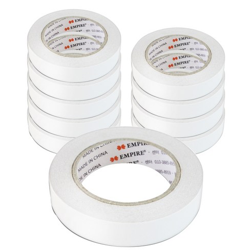   Empire double-sided tape 24 mm × 30 m, white, 10 pieces