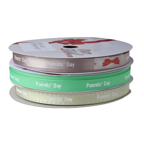 톡톡팬시 굿즈 Parents Day 프린팅 포장리본 3p 세트, NO23, 13.5m