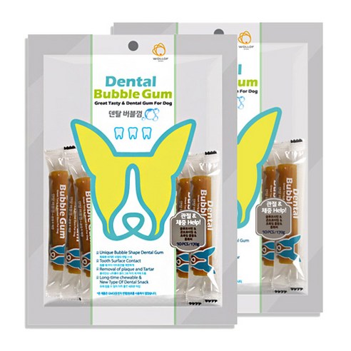 코코브라운 강아지 덴탈버블껌 170g, 관절&체중, 2개입 - 최저가 알림ㆍ특가 할인ㆍ가격비교 - 역대가