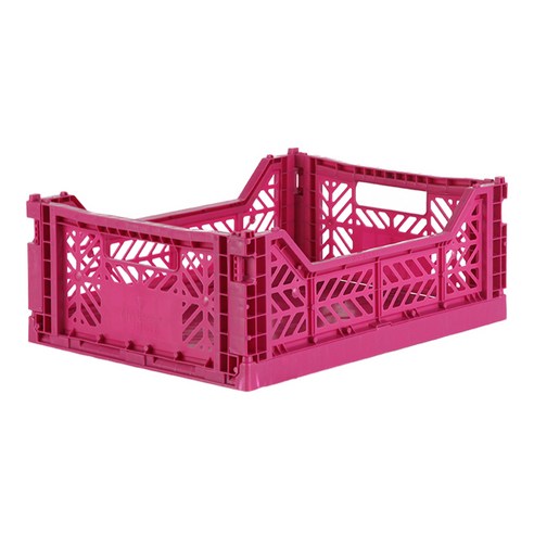 아이카사 폴딩박스 M, magenta, 1개