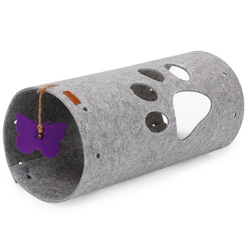 펫츠랜드 롤링 DIY 캣터널, 그레이, 1개