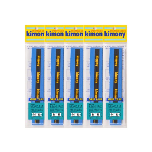 키모니 배드민턴 하이 포스트 레전드 오버그립 스노우 KGT139 5p, 블루, 1세트