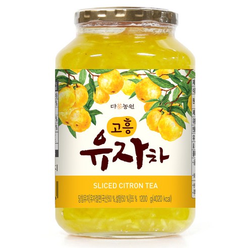 다농원 고흥 유자차, 1.2kg, 1개입, 1개