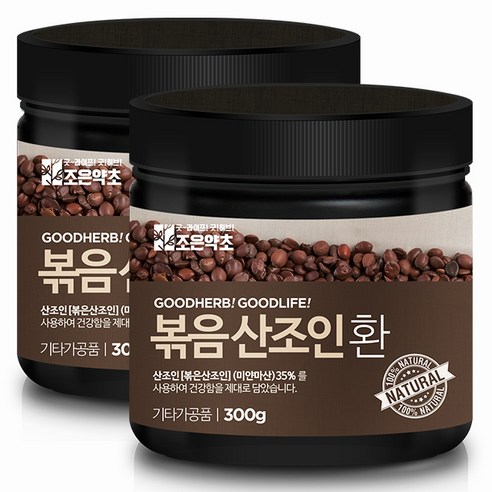 조은약초 프리미엄 볶음 산조인환, 300g, 2개