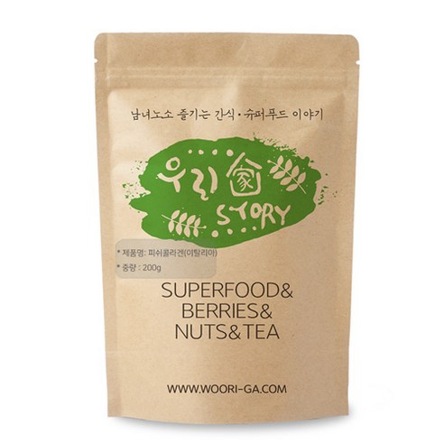 우리가스토리 이탈리아산 저분자 피쉬콜라겐 가루 분말, 200g, 1개