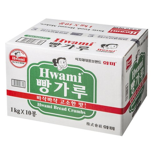 화미 빵가루, 1kg, 10개