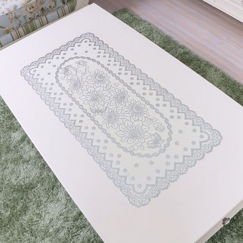 앤티스 에르모소 테이블 매트 2p, 연꽃, 가로 84cm x 세로 40cm