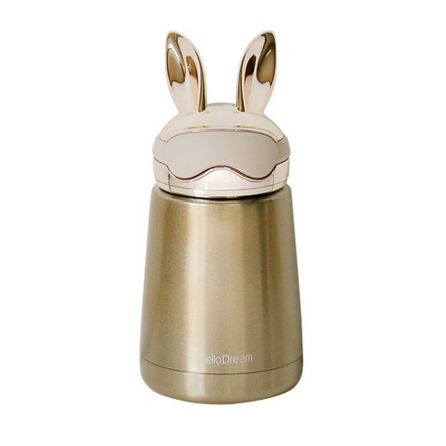 푸코 파일럿래빗 텀블러, 골드, 300ml