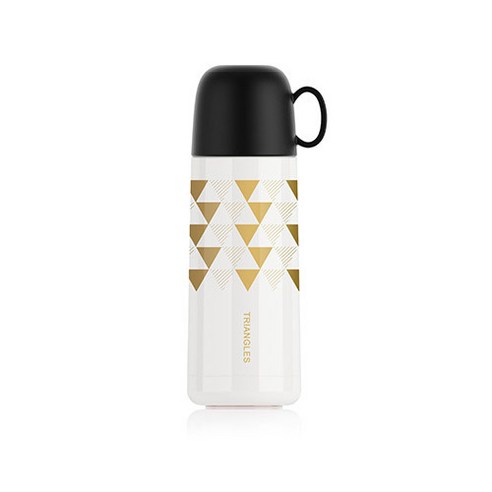 푸코 골드탑다운 컵텀블러, 화이트다운, 350ml
