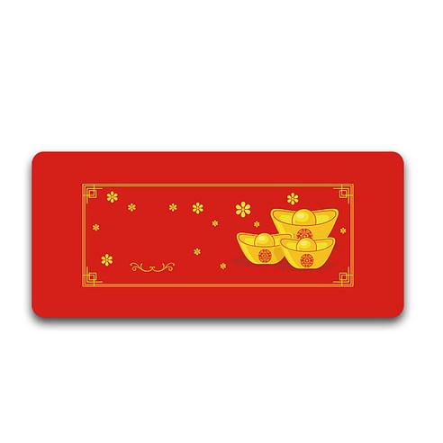 알럽컴 행운의 고양이 마우스 장패드 300 x 800 x 3 mm, 5TYPE(레드), 1개