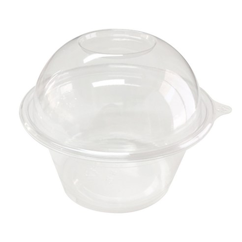 투고팩 커피숍 낮은빙수용기 1000ml + 돔뚜껑 SL-B1000s, 1개, 30세트