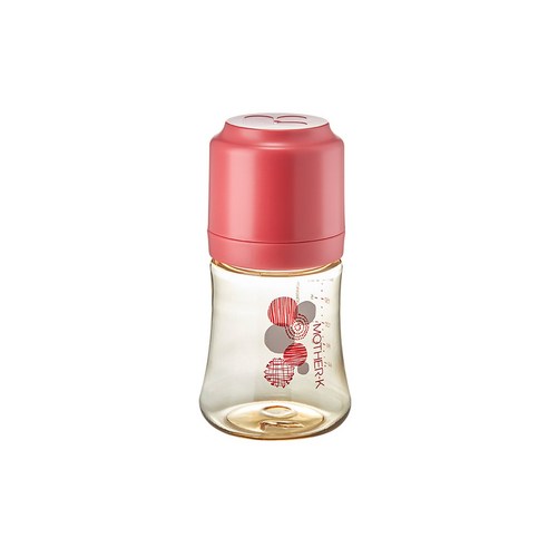 마더케이 369 PPSU신생아젖병 180ml, 0단계(0~2개월), 레드, 1개, 1개