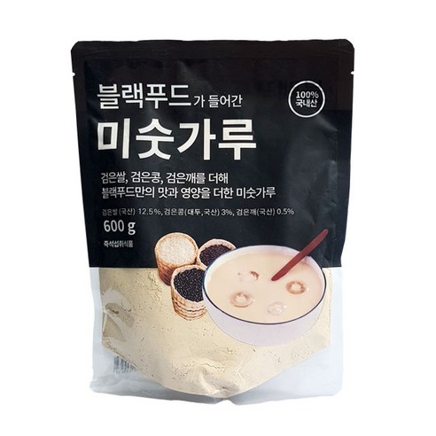 태광선식 블랙푸드가 들어간 미숫가루, 600g, 1개