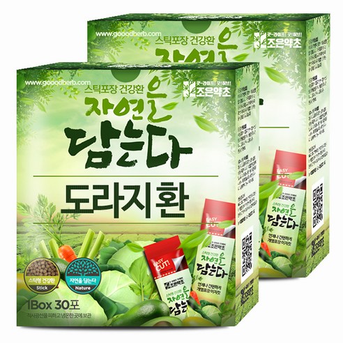 굿허브 조은약초 자연을 담는다 스틱형 도라지환, 2개, 90g